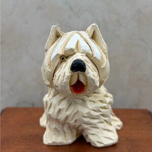 Artesania Rinconada West Highland Terrier Dog "Westie" Figurine Signed 1980's